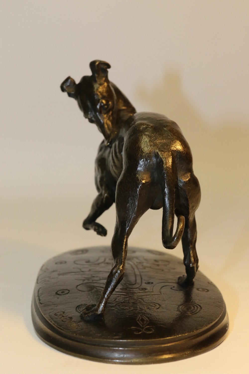 A bronze study of a Grey Hound, by Joseph Chemin, circa 1860 View XII