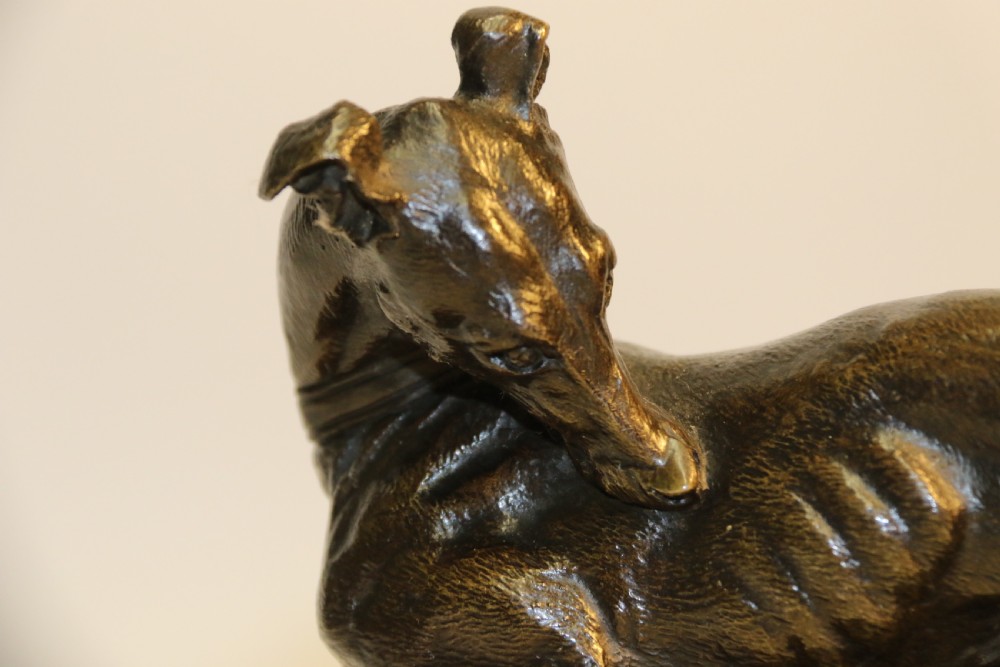 A bronze study of a Grey Hound, by Joseph Chemin, circa 1860 View XIV