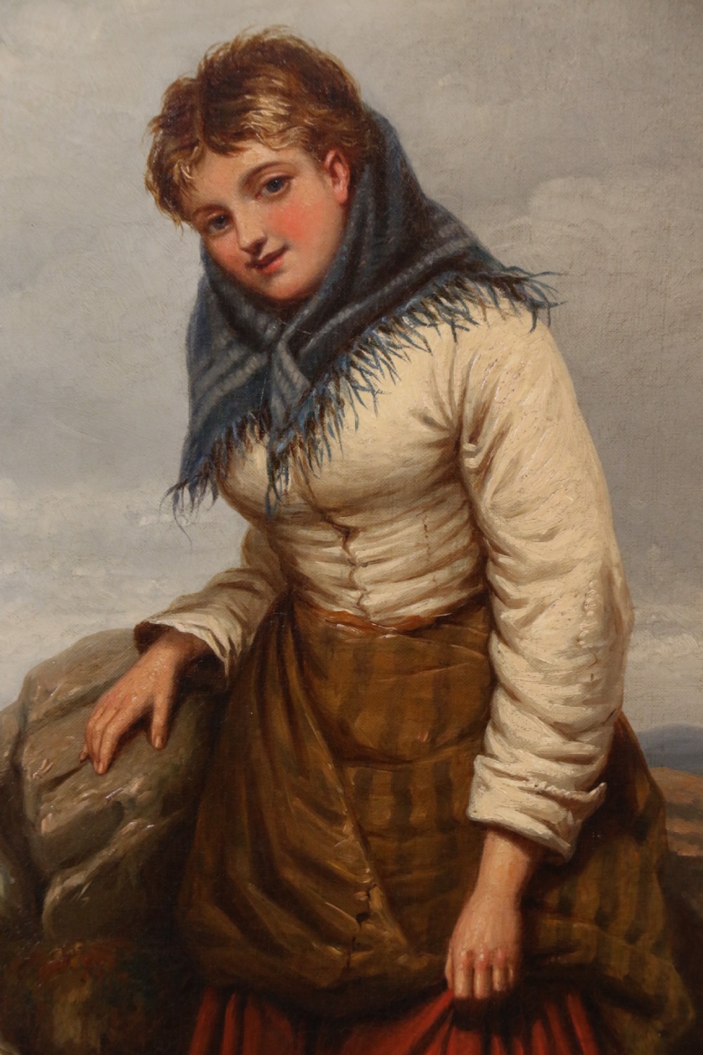 19th century large pair of Victorian oil paintings on canvas by Walter Jackson, circa 1870 View XXIII