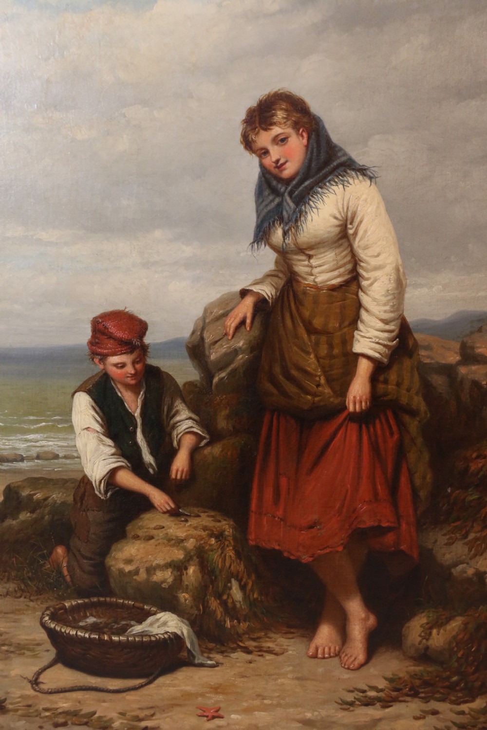 19th century large pair of Victorian oil paintings on canvas by Walter Jackson, circa 1870 View XXIV