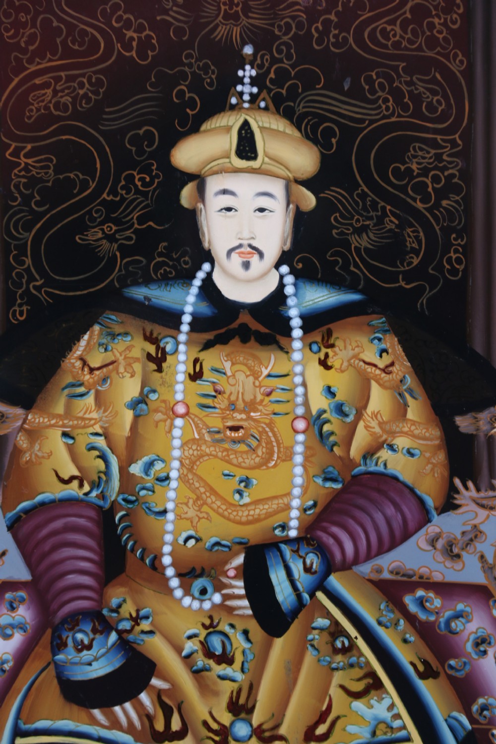 Chinese reverse painted pictures on glass circa 1920 View IV