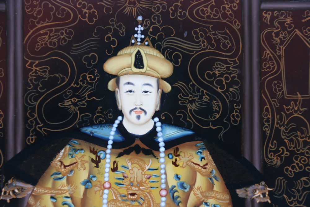 Chinese reverse painted pictures on glass circa 1920 View V