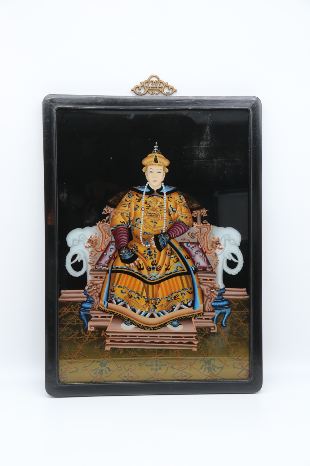 Chinese reverse painted pictures on glass circa 1920 View VII