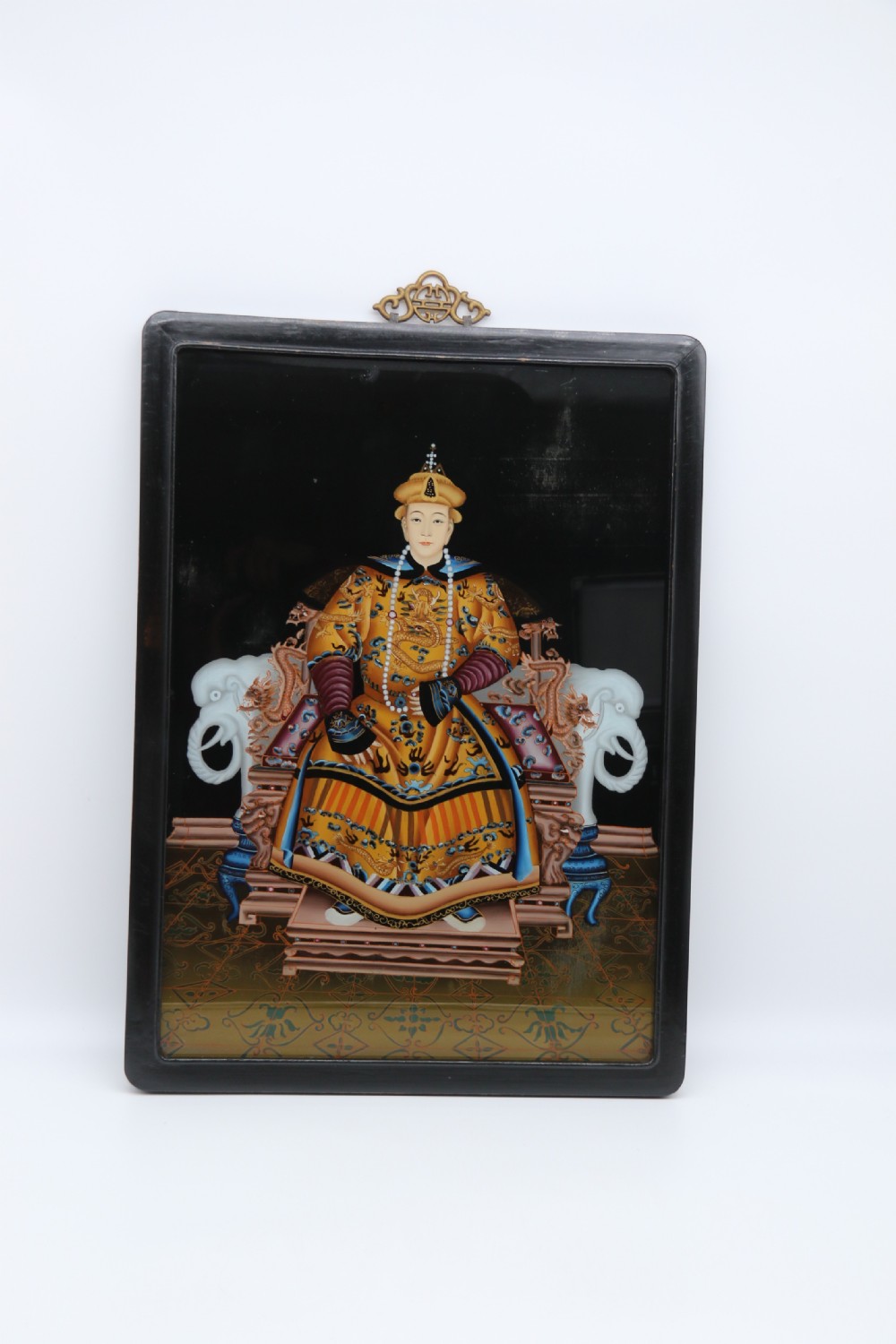 Chinese reverse painted pictures on glass circa 1920 View XI