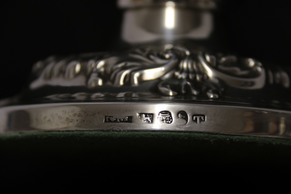 A pair of silver telescopic candlesticks, Sheffield  1816, rare View XVI