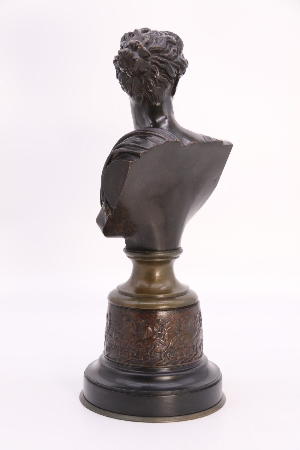 Diana the Huntress, bronze bust, French circa 1860 View XI