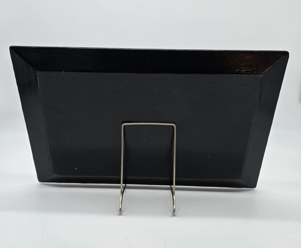 A rare Chinese Blue cinnabar lacquer tray circa 1920 View II