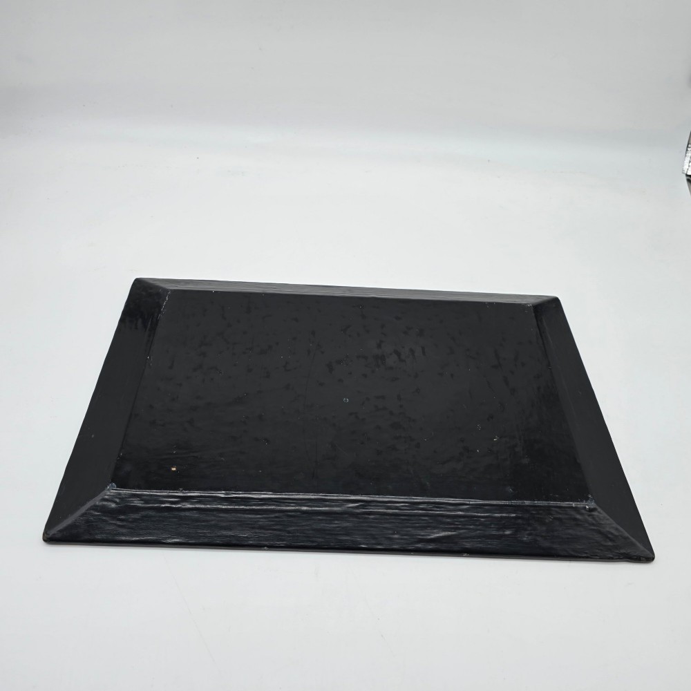 A rare Chinese Blue cinnabar lacquer tray circa 1920 View XII