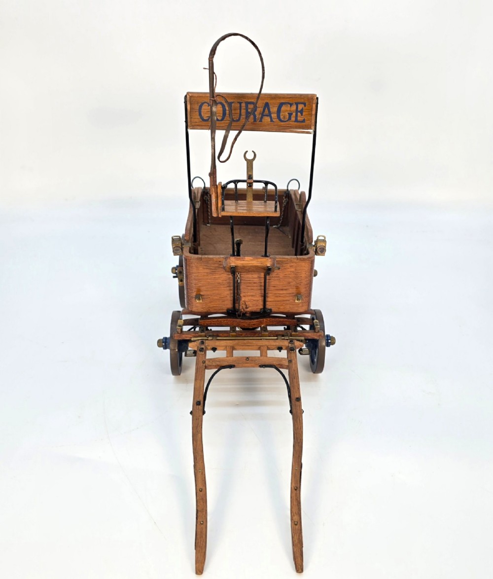 Scale model of a Courage Brewery horse drawn waggon/cart View XIV