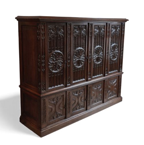 GOTHIC REVIVAL CUPBOARD - ADDITIONAL PHOTO 4