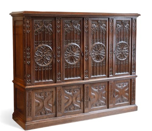 GOTHIC REVIVAL CUPBOARD - ADDITIONAL PHOTO 7