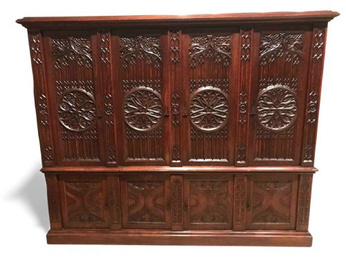 GOTHIC REVIVAL CUPBOARD - ADDITIONAL PHOTO 9