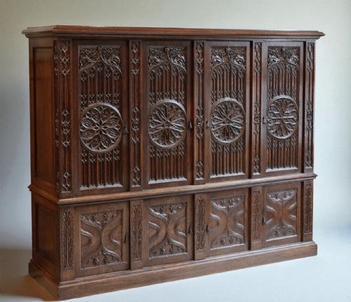 GOTHIC REVIVAL CUPBOARD - ADDITIONAL PHOTO 12