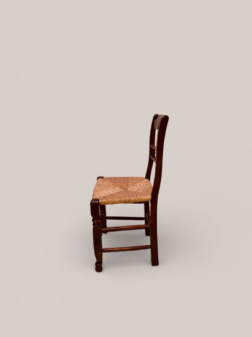 ORMSKIRK RUSH SEAT CHAIRS IN ASH ALDER SET OF 8 C1880 - ADDITIONAL PHOTO 4
