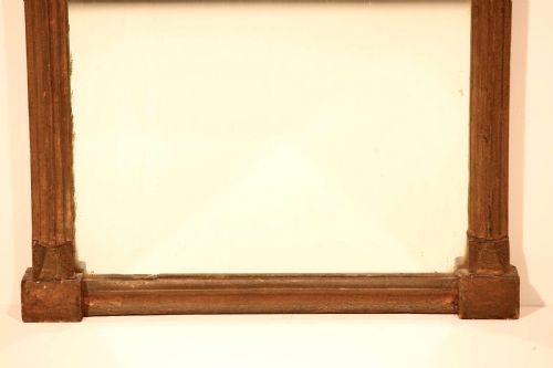 REGENCY CARVED GILTWOOD PIER MIRROR EGLOMIS PANEL TRUMEAU - ADDITIONAL PHOTO 8