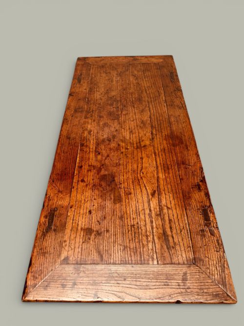 CHINESE ELM SIDE TABLE SMALL DRESSER IN 'LOCUST WOOD' VARIETY OF ELM C1880 - ADDITIONAL PHOTO 10