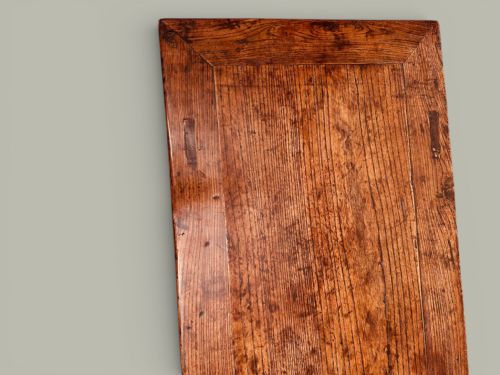 CHINESE ELM SIDE TABLE SMALL DRESSER IN 'LOCUST WOOD' VARIETY OF ELM C1880 - ADDITIONAL PHOTO 11