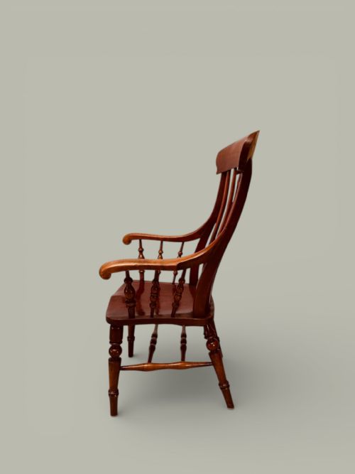 EXTRA TALL WINDSOR FARMHOUSE ARMCHAIR C1900 - ADDITIONAL PHOTO 2