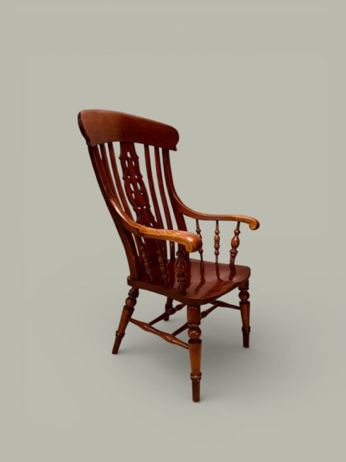 EXTRA TALL WINDSOR FARMHOUSE ARMCHAIR C1900 - ADDITIONAL PHOTO 4