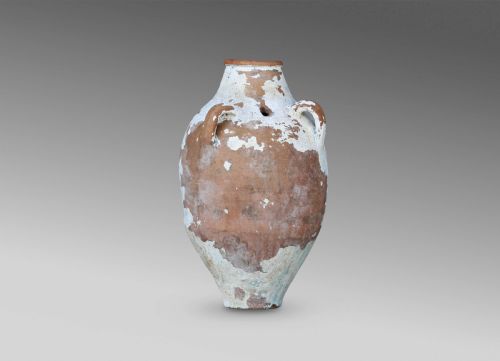 MEDITERRANEAN TERRACOTTA AMPHORA TURKISH OLIVE VASE FIVE POTS - ADDITIONAL PHOTO 1