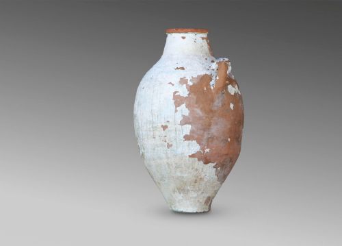 MEDITERRANEAN TERRACOTTA AMPHORA TURKISH OLIVE VASE FIVE POTS - ADDITIONAL PHOTO 2