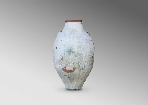 MEDITERRANEAN TERRACOTTA AMPHORA TURKISH OLIVE VASE FIVE POTS - ADDITIONAL PHOTO 3