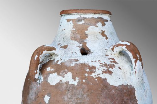 MEDITERRANEAN TERRACOTTA AMPHORA TURKISH OLIVE VASE FIVE POTS - ADDITIONAL PHOTO 4