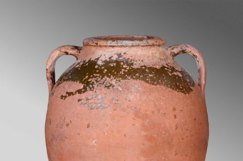 MEDITERRANEAN TERRACOTTA AMPHORA TURKISH OLIVE VASE FIVE POTS - ADDITIONAL PHOTO 9