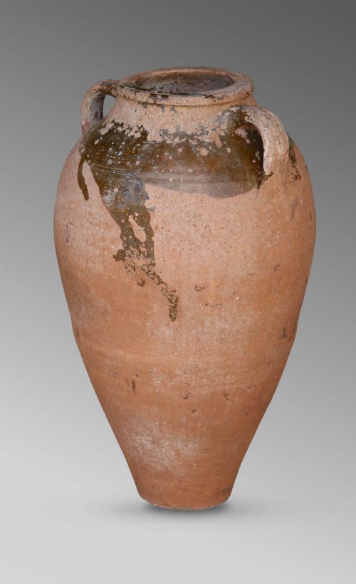MEDITERRANEAN TERRACOTTA AMPHORA TURKISH OLIVE VASE FIVE POTS - ADDITIONAL PHOTO 10