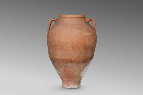 MEDITERRANEAN TERRACOTTA AMPHORA TURKISH OLIVE VASE FIVE POTS - ADDITIONAL PHOTO 11