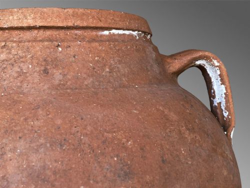 MEDITERRANEAN TERRACOTTA AMPHORA TURKISH OLIVE VASE FIVE POTS - ADDITIONAL PHOTO 13