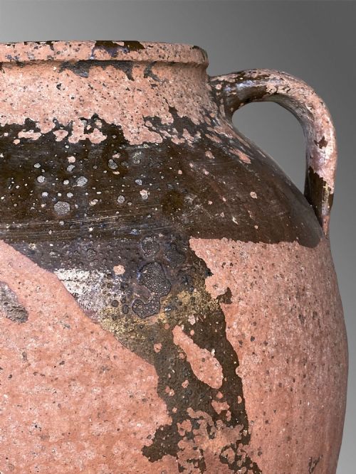 MEDITERRANEAN TERRACOTTA AMPHORA TURKISH OLIVE VASE FIVE POTS - ADDITIONAL PHOTO 14