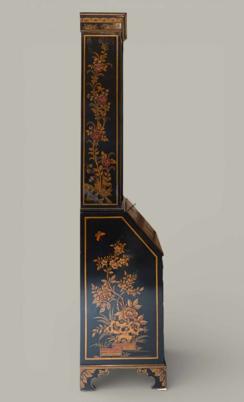 CHINOISERIE BUREAU BOOKCASE C1900 - ADDITIONAL PHOTO 7