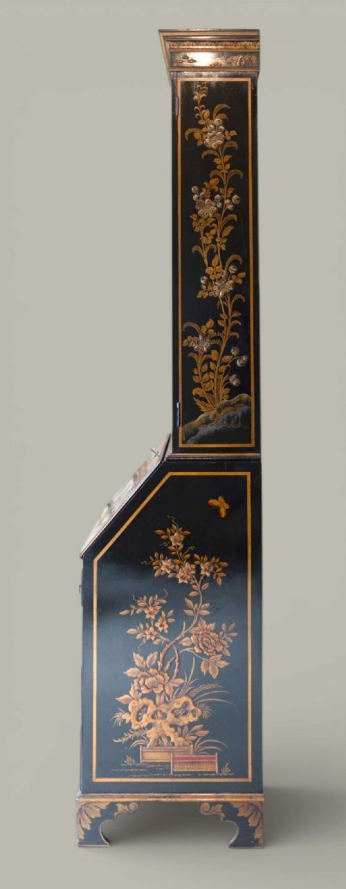 CHINOISERIE BUREAU BOOKCASE C1900 - ADDITIONAL PHOTO 8