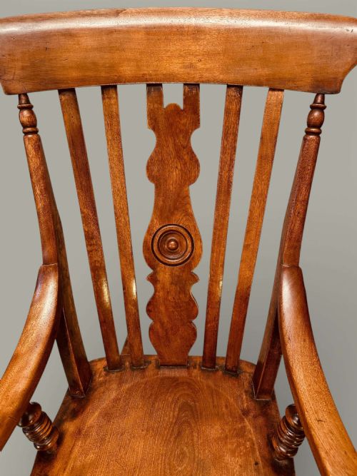 CAISTOR WINDSOR NURSING ROCKING CHAIR C 1880 - ADDITIONAL PHOTO 6