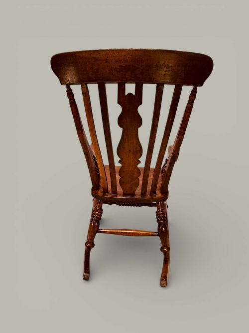 CAISTOR WINDSOR NURSING ROCKING CHAIR C 1880 - ADDITIONAL PHOTO 13
