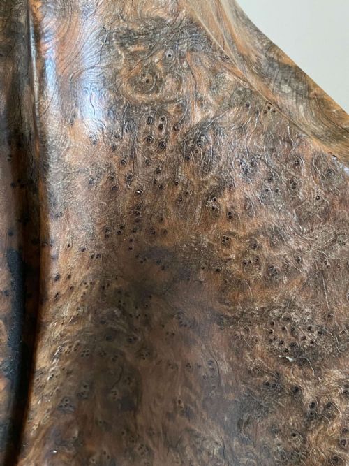 FOLK ART YEW BURR SCULPTURE CARVED HUMAN FORM LIFE SIZE - ADDITIONAL PHOTO 10