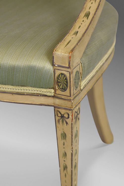 SHERATON UPHOLSTERED ARMCHAIR C1790 - ADDITIONAL PHOTO 4