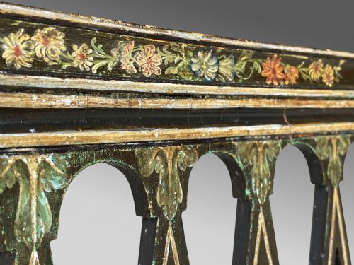 REGENCY SHERATON STYLE DECORATED DINING CHAIRS 19TH C - ADDITIONAL PHOTO 4