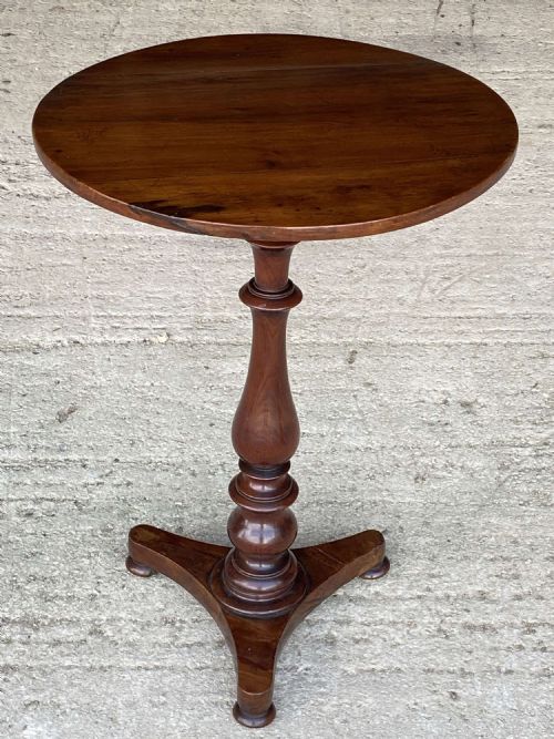 ANTIQUE YEW LAMP TABLE ENGLISH REGENCY CIRCA 1820 - ADDITIONAL PHOTO 7