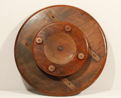 LATE 19TH CENTURY ENGLISH CARVED ROTATING LAZY SUSAN - ADDITIONAL PHOTO 7