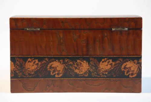 TUNBRIDGE WARE CORRESPONDENCE STATIONERY LETTERS BOX BY EDMUND NYE 19TH CENTURY - ADDITIONAL PHOTO 3