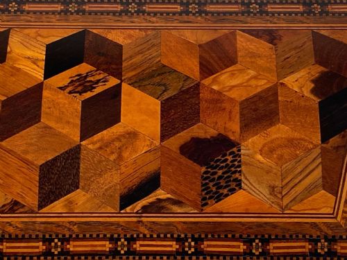 TUNBRIDGE WARE CORRESPONDENCE STATIONERY LETTERS BOX BY EDMUND NYE 19TH CENTURY - ADDITIONAL PHOTO 4