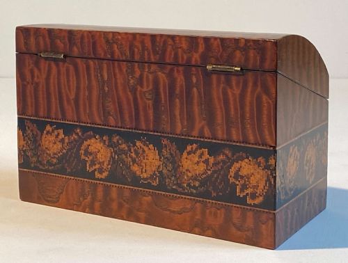 TUNBRIDGE WARE CORRESPONDENCE STATIONERY LETTERS BOX BY EDMUND NYE 19TH CENTURY - ADDITIONAL PHOTO 5