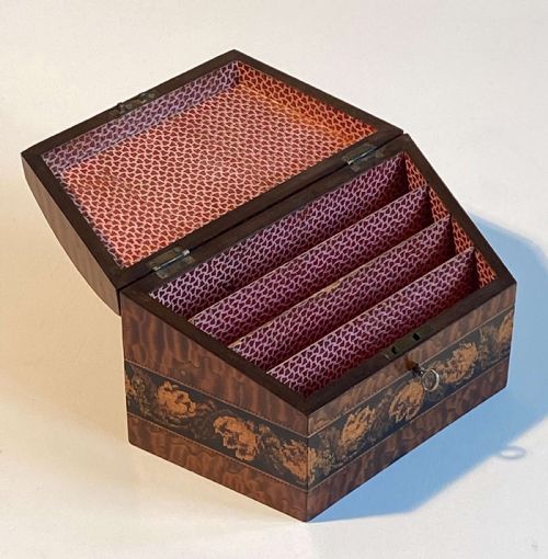TUNBRIDGE WARE CORRESPONDENCE STATIONERY LETTERS BOX BY EDMUND NYE 19TH CENTURY - ADDITIONAL PHOTO 6