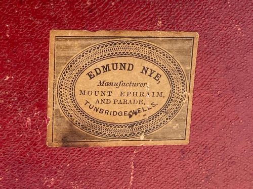 TUNBRIDGE WARE CORRESPONDENCE STATIONERY LETTERS BOX BY EDMUND NYE 19TH CENTURY - ADDITIONAL PHOTO 8