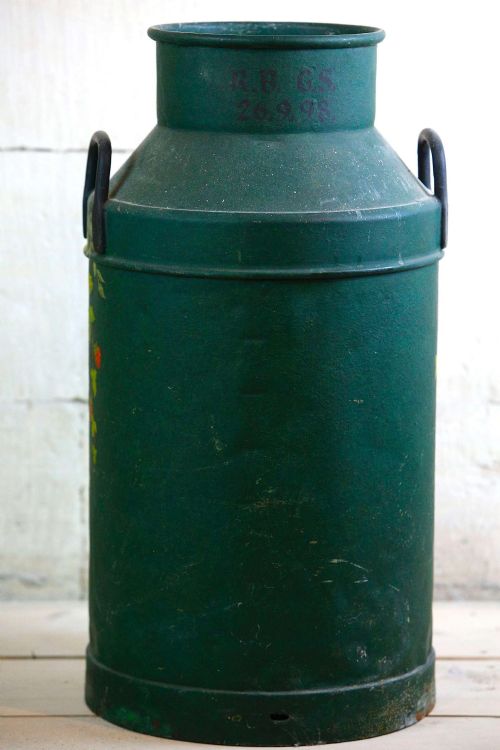 MILK CHURN PAINTED JARDINIERE UMBRELLA POT - ADDITIONAL PHOTO 7