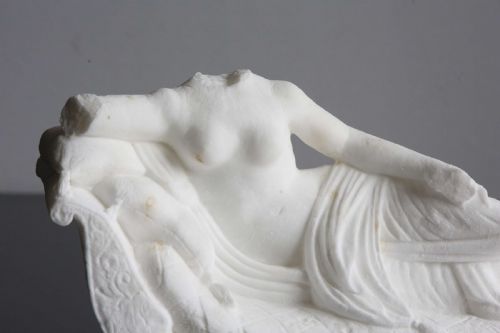 CARRARA MARBLE SCULPTURE PAULINE BONAPARTE VENUS VICTRIX ANTONIO CANOVA - ADDITIONAL PHOTO 3