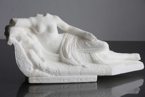 CARRARA MARBLE SCULPTURE PAULINE BONAPARTE VENUS VICTRIX ANTONIO CANOVA - ADDITIONAL PHOTO 6