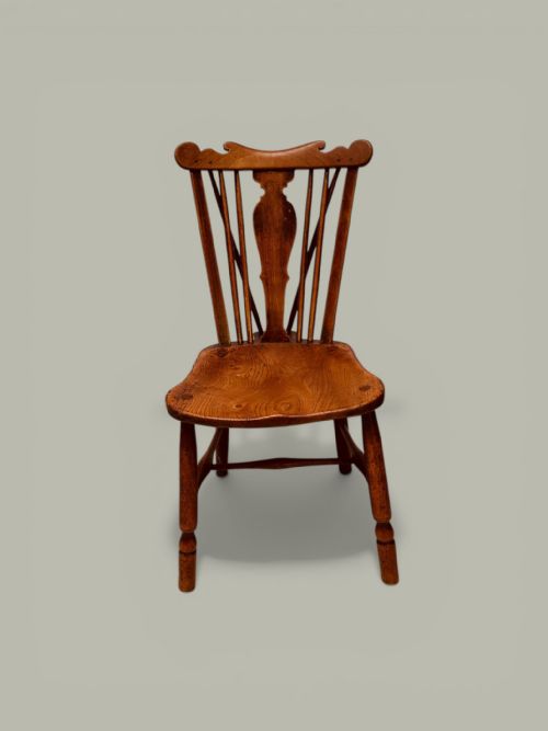 WINDSOR COMB BACK SIDE CHAIRS SET OF 8 IN FRUITWOOD ELM C1780 - ADDITIONAL PHOTO 7